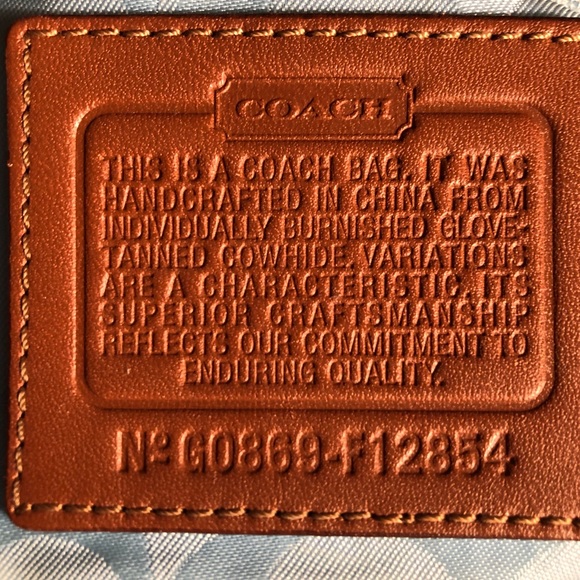 Leather Coach Purse (auth pending)